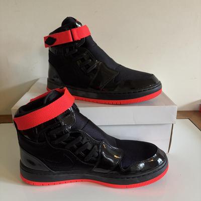 LOT 105: Nike WMNS Air Jordan Nova XX, Black/Bright Crimson, Sz 12