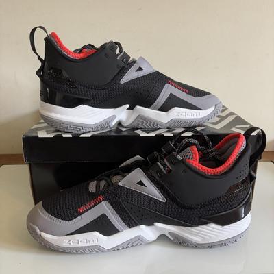 LOT 106: Nike Air Jordan Westbrook One Take, Black White, Cement Gray