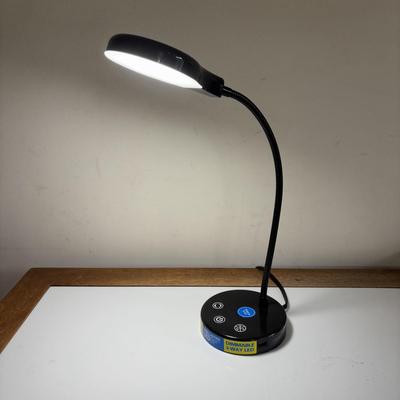 LOT 108: Wacom Intuos Drawing Tablet (missing pen) & Desk Lamps