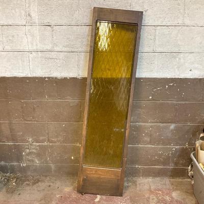 LOT 221: Vintage Wooden Folding Door / Cabinet with Panels / Inserts for Repurposing or Repair