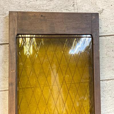 LOT 221: Vintage Wooden Folding Door / Cabinet with Panels / Inserts for Repurposing or Repair