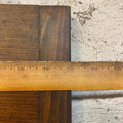 LOT 221: Vintage Wooden Folding Door / Cabinet with Panels / Inserts for Repurposing or Repair