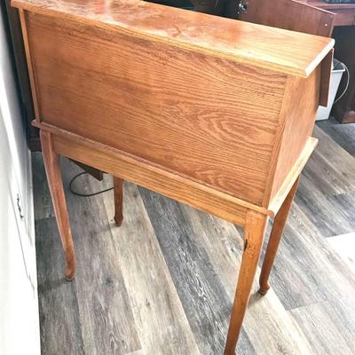 Vintage Oak Secretary Desk