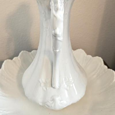 Vintage Ironstone Pitcher & Basin Set