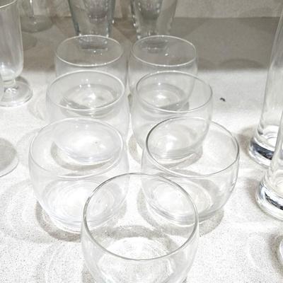 Complete Glass Cup Lot