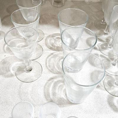 Complete Glass Cup Lot