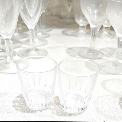 Complete Glass Cup Lot