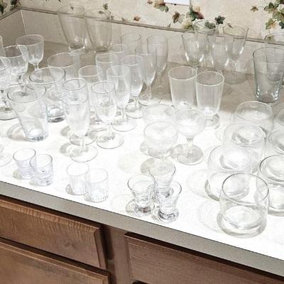 Complete Glass Cup Lot