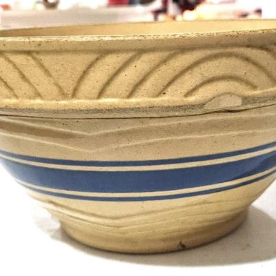 Vintage Yellowware Mixing Bowl