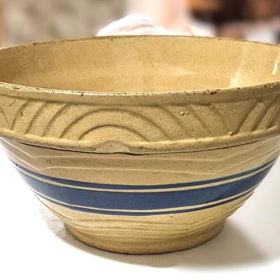 Vintage Yellowware Mixing Bowl
