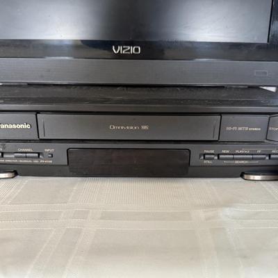 Vizio and Panasonic Electronics w/board games, dictionary, 3 hole punch