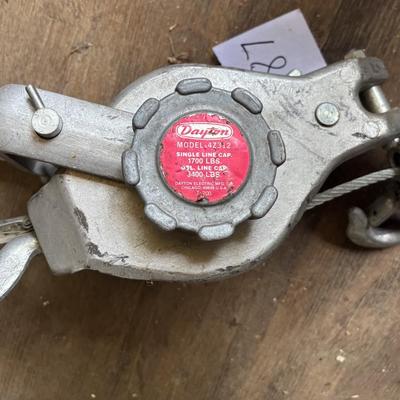Dayton Cable Ratchet Puller
