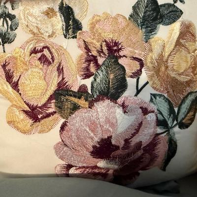Queen comforter, pillow, shams, bed shirt