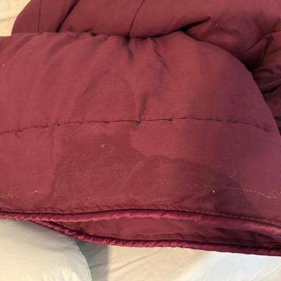 Queen comforter, mattress pad