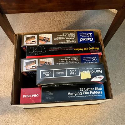733 Box Of Hanging Manilla File Folders