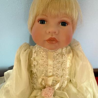 Doll with pillow