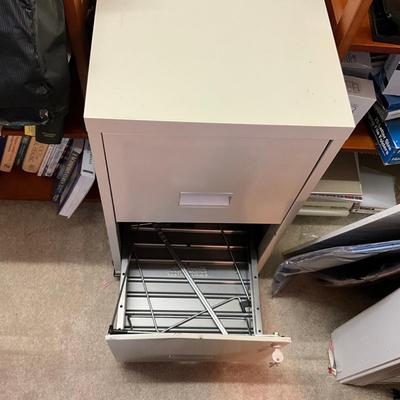 740 Two Drawer Metal Filing Cabinet