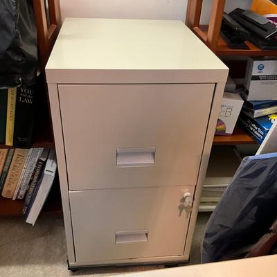 740 Two Drawer Metal Filing Cabinet