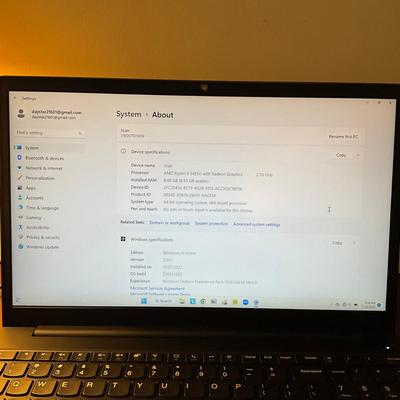 757 E15 Think Pad Gen 4 Laptop With Speakers & Mouse/Keyboard