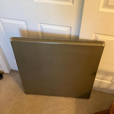 761 1950's Olive Game Card Table