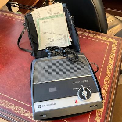 763 Concord Solid State Cassette Tape Recorder