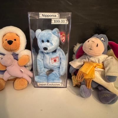 3 Beanie Babies