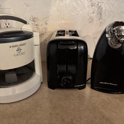 Electric can opener, toaster and Jar opener