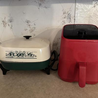 Air fryer and electric frying pan