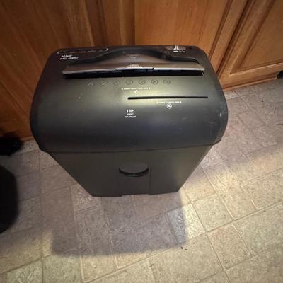 Paper shredder and heater