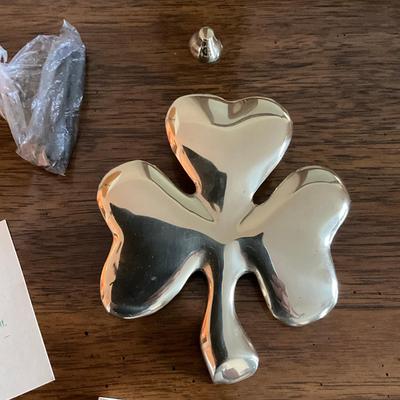775 Shamrock Brass Door Knocker