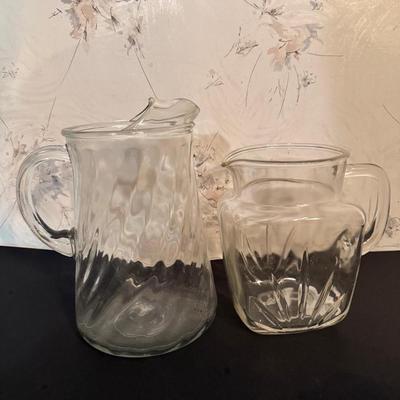 Salt and pepper, shakers, and pitchers