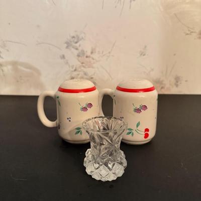 Salt and pepper, shakers, and pitchers