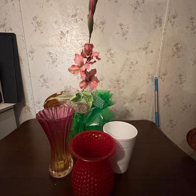 Glass vases