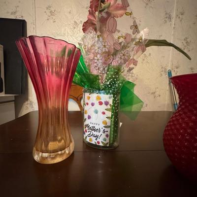 Glass vases
