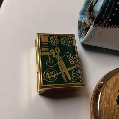 COMPACTS AND A VERY SMALL COIN PURSE