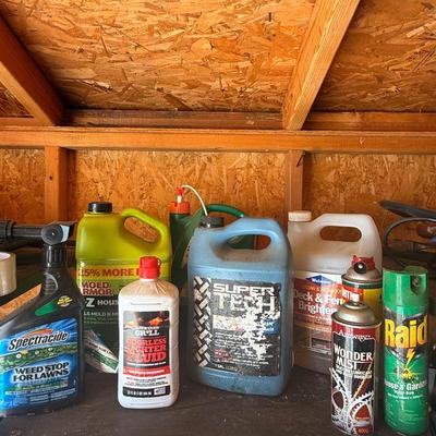 Garden supplies, half full or more