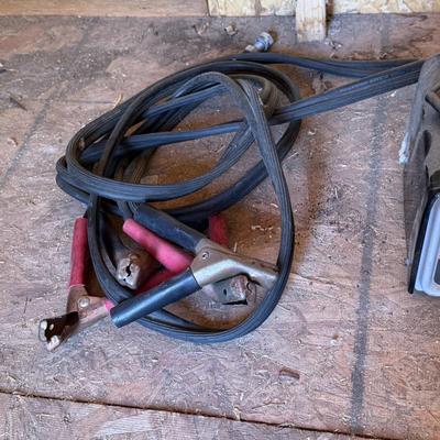 Jumper cables, battery charger, working conditions