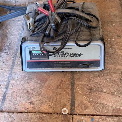 Jumper cables, battery charger, working conditions