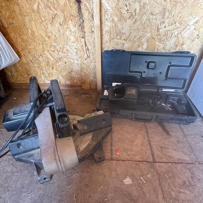 Electric Miter saw and Sawzall type tool both in working conditions