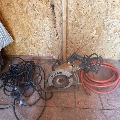 Circular Saw and extension cords working conditions