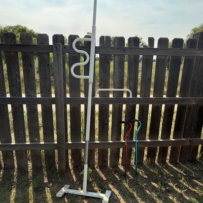 Mobility pole and canes