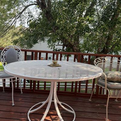 Patio set four chairs