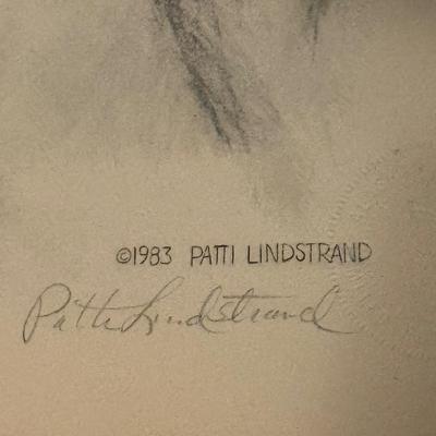 2 Alaskan sketches signed Patti Lindstrand