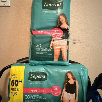 Walker and adult diapers