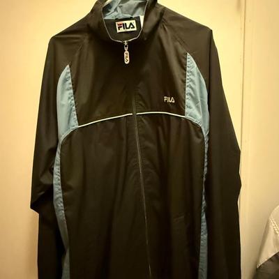 Large Broncos and XL Fila Jackets
