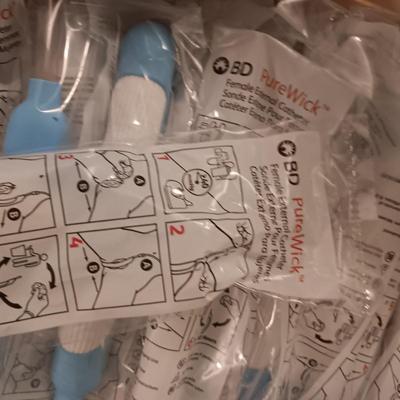 PureWick Urine Collection System with full box of wicks (Never Used)