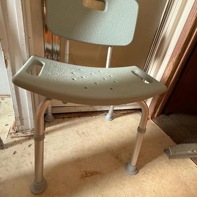 Shower chair and bedside potty