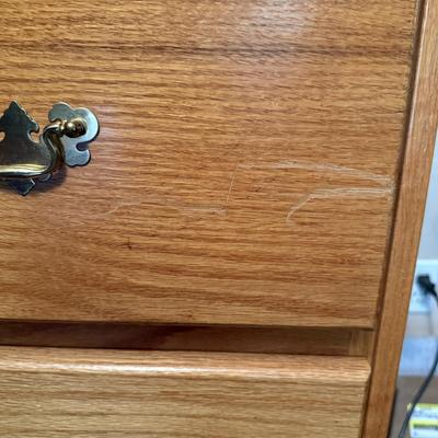 Handmade solid wood 4 drawer chest