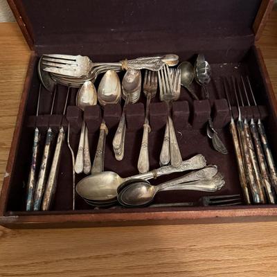 Silver plated, silverware, miscellaneous patterns