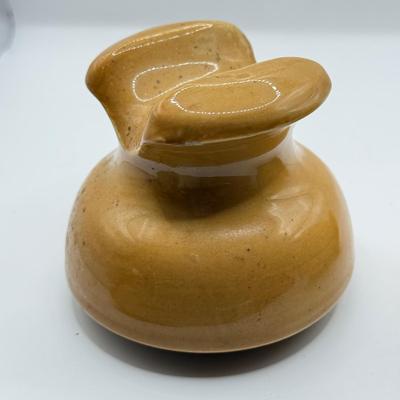 LOT 13K: Vintage Pottery Insulators - one marked Thomas